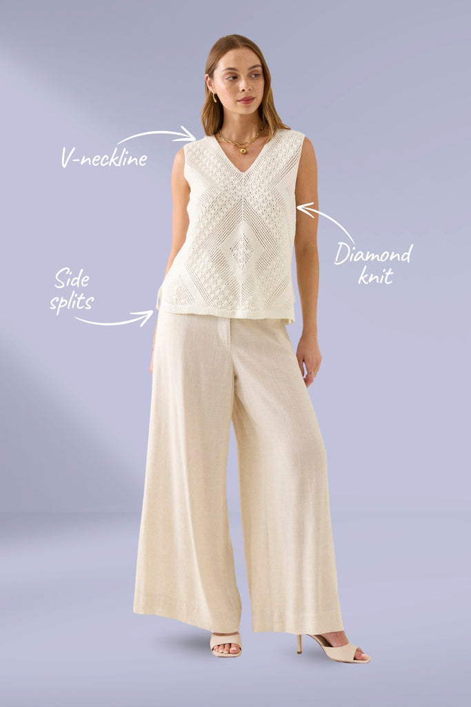 Isle of Mine Sylvie Top Lotus From BoxHill