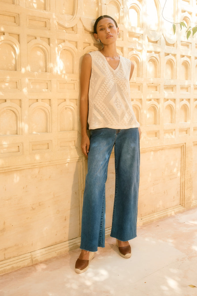 Isle of Mine Sylvie Top Lotus From BoxHill