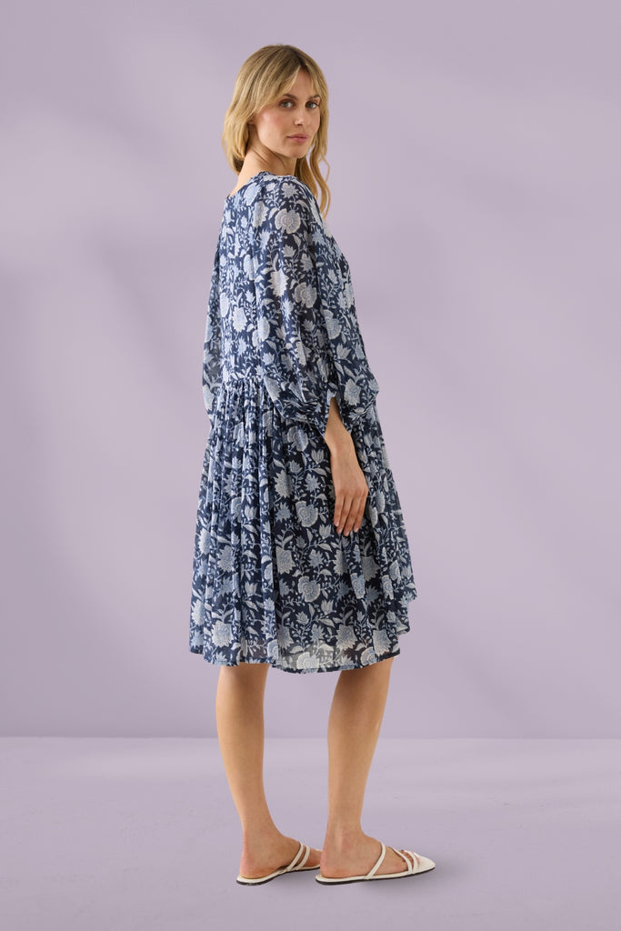 Isle of Mine Wilma Dress Navy From BoxHill