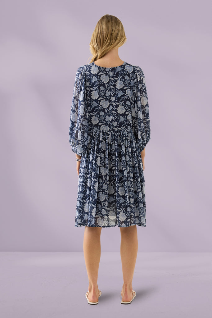 Isle of Mine Wilma Dress Navy From BoxHill