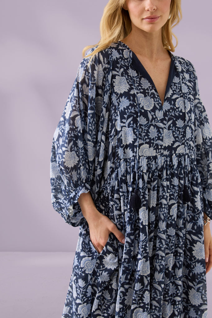 Isle of Mine Wilma Dress Navy From BoxHill