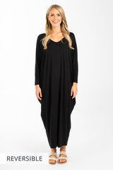 PRE-ORDER PQ Collection Long Sleeve Maxi Miracle Dress Black From BoxHill