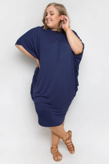 PRE-ORDER PQ Collection Original Miracle Dress Navy Curve Navy From BoxHill