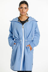 Rose Road Sideline Jacket Cerulean From BoxHill
