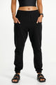 Rose Road Stadium Pants Black with Black Gloss Rose From BoxHill