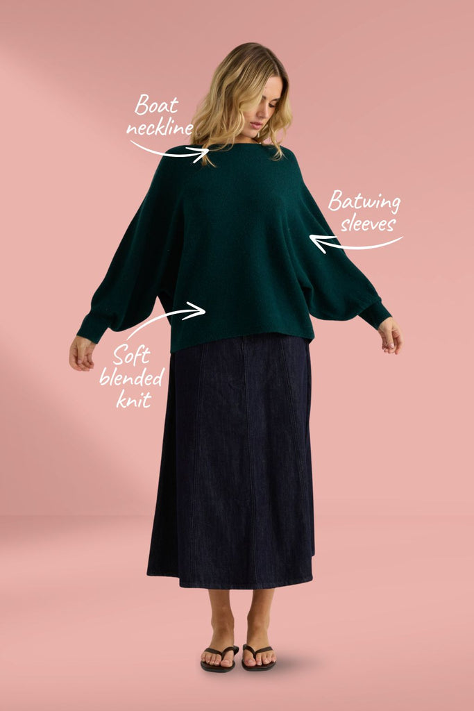 Sass Casey Knit Teal From BoxHill