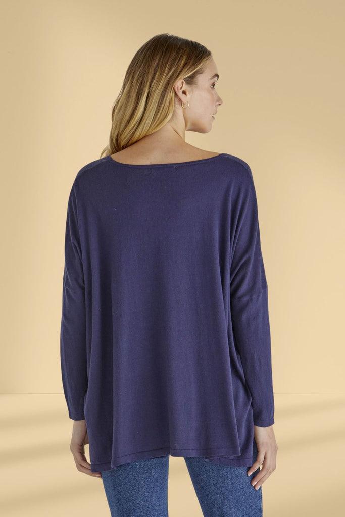 Sass Khaleesi Knit Navy From BoxHill