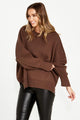 Sass Leora Knit Jumper Chocolate From BoxHill