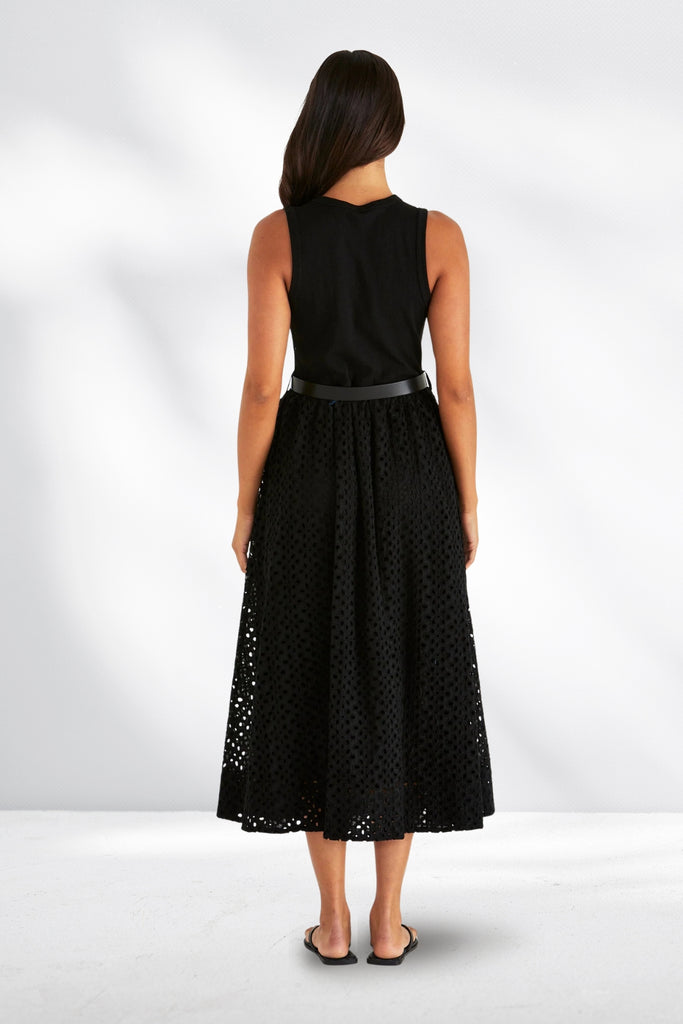 Sass Pattie Dress Black From BoxHill