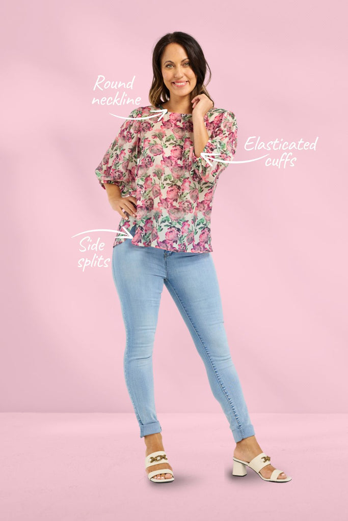 PRE-ORDER Seduce Ariel Top Rose Garden From BoxHill