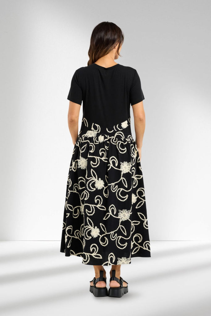 PRE-ORDER Seduce Delilah Dress Black Folk From BoxHill