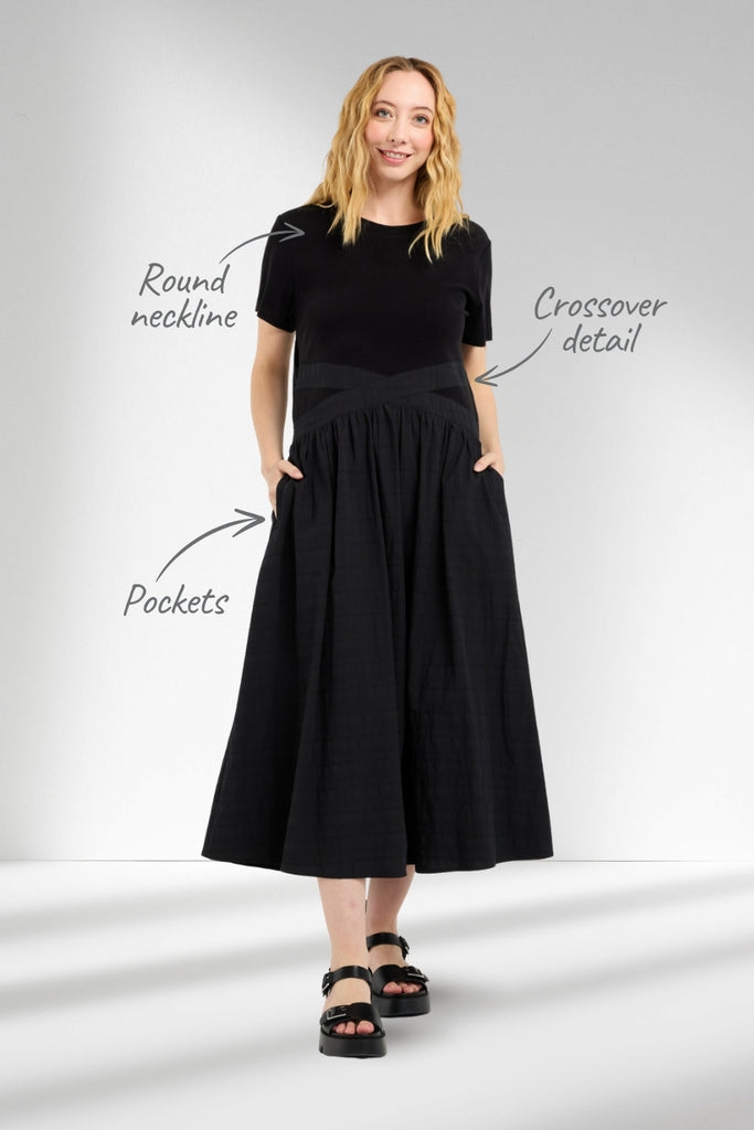 Seduce Delilah Dress Black From BoxHill