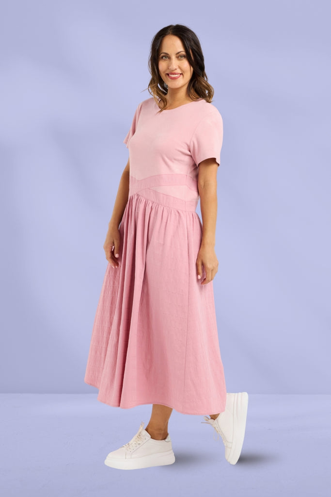 Seduce Delilah Dress Pink From BoxHill