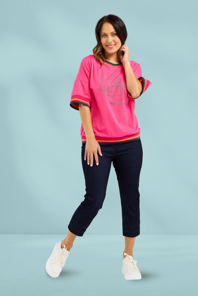 Seduce Gemma Top Hot Pink From BoxHill