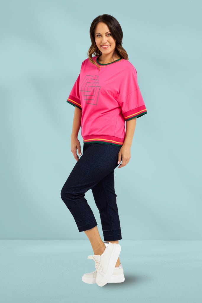 Seduce Gemma Top Hot Pink From BoxHill