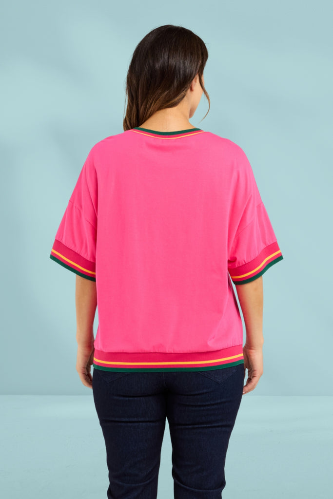 Seduce Gemma Top Hot Pink From BoxHill