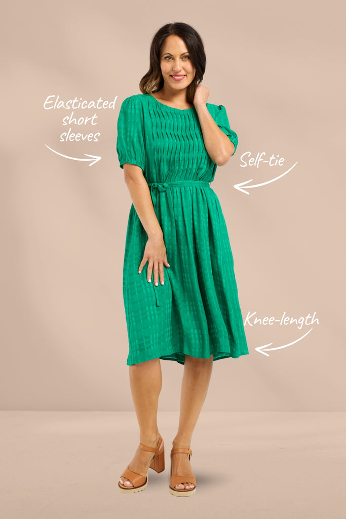 Seduce Joana Dress Green From BoxHill