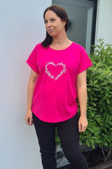 Seduce Lily Top Hot Pink From BoxHill