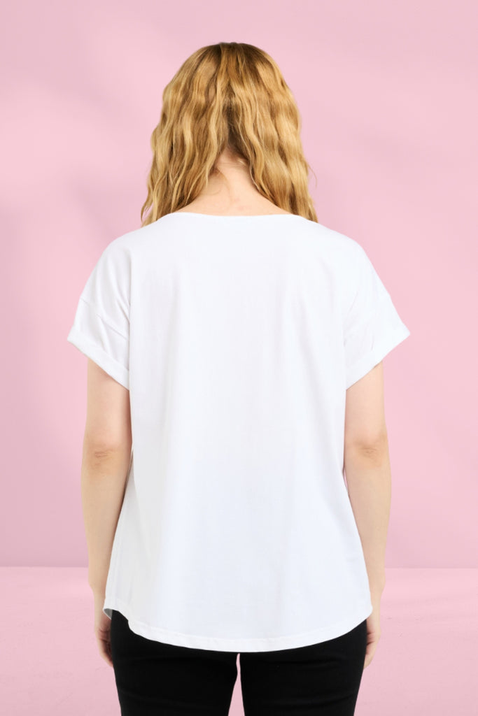 Seduce Lily Top White From BoxHill