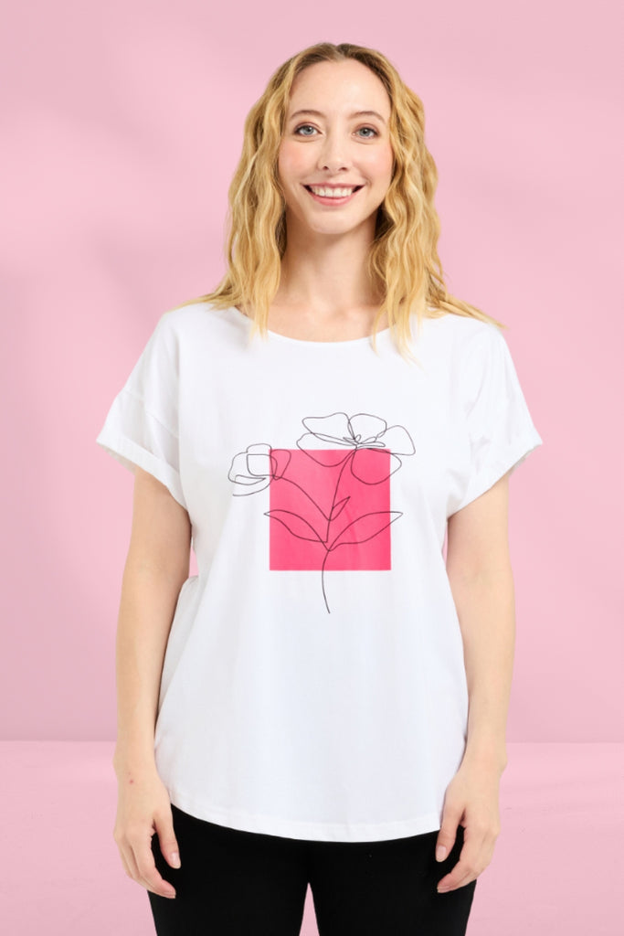 Seduce Lily Top White From BoxHill