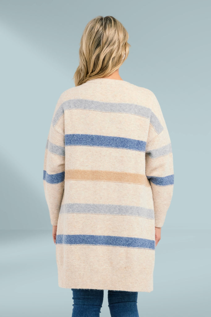 Seduce Samy Knit Cream Blue From BoxHill