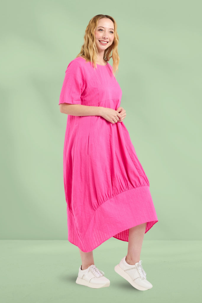Seduce Selena Dress Hot Pink From BoxHill