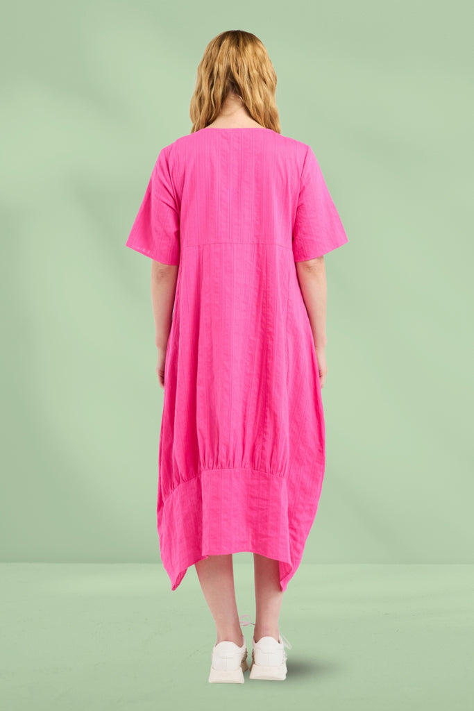 Seduce Selena Dress Hot Pink From BoxHill