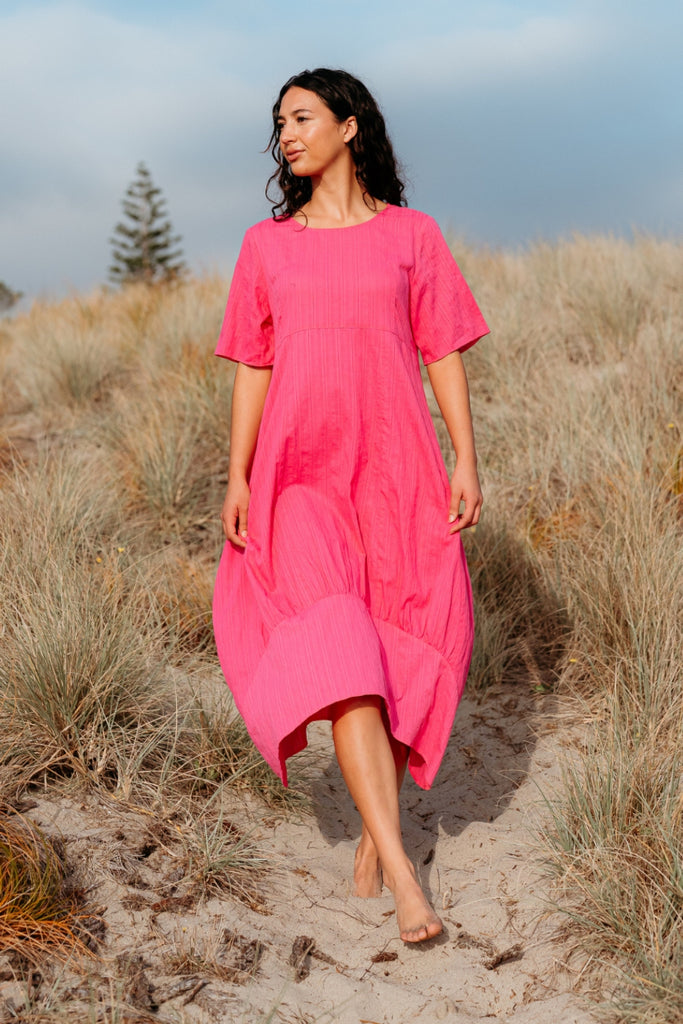 Seduce Selena Dress Hot Pink From BoxHill