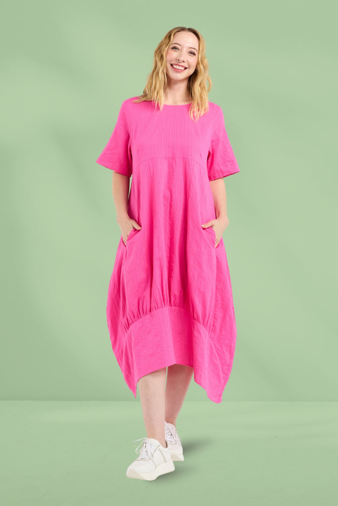 Seduce Selena Dress Hot Pink From BoxHill