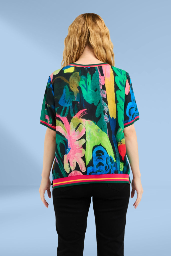 Seduce Zoe Top Midnight Fern From BoxHill