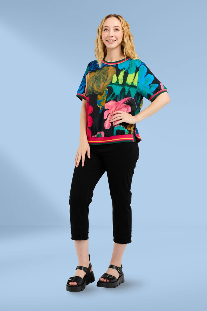 Seduce Zoe Top Midnight Fern From BoxHill