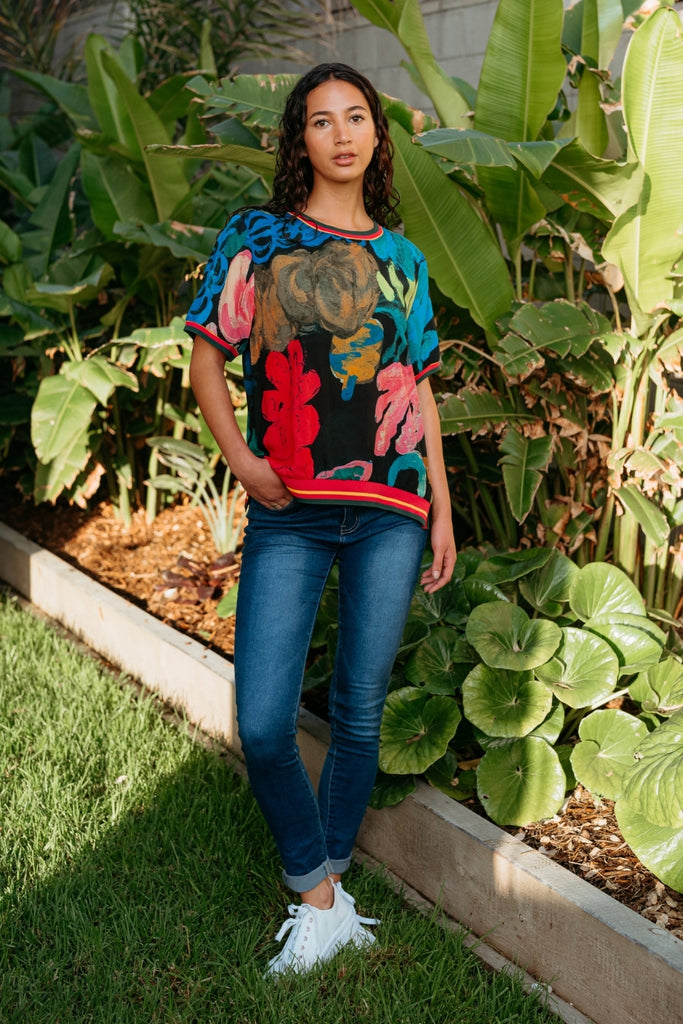 Seduce Zoe Top Midnight Fern From BoxHill