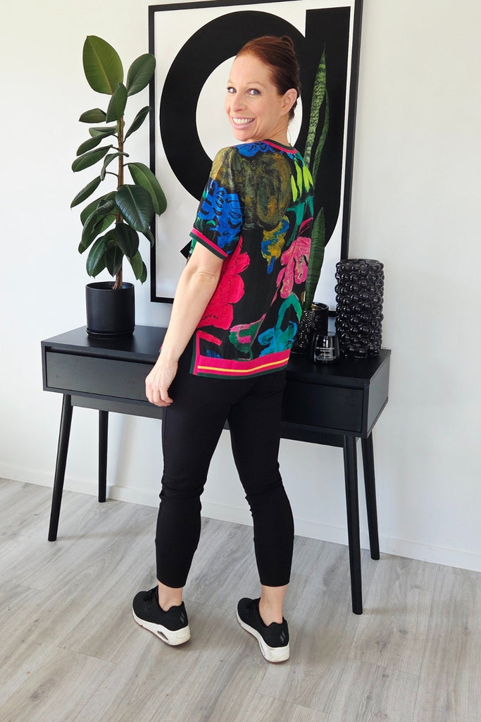 PRE-ORDER Seduce Zoe Top Midnight Fern From BoxHill