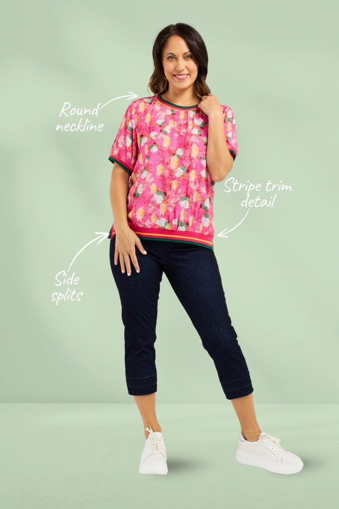 Seduce Zoe Top Petal Confetti From BoxHill