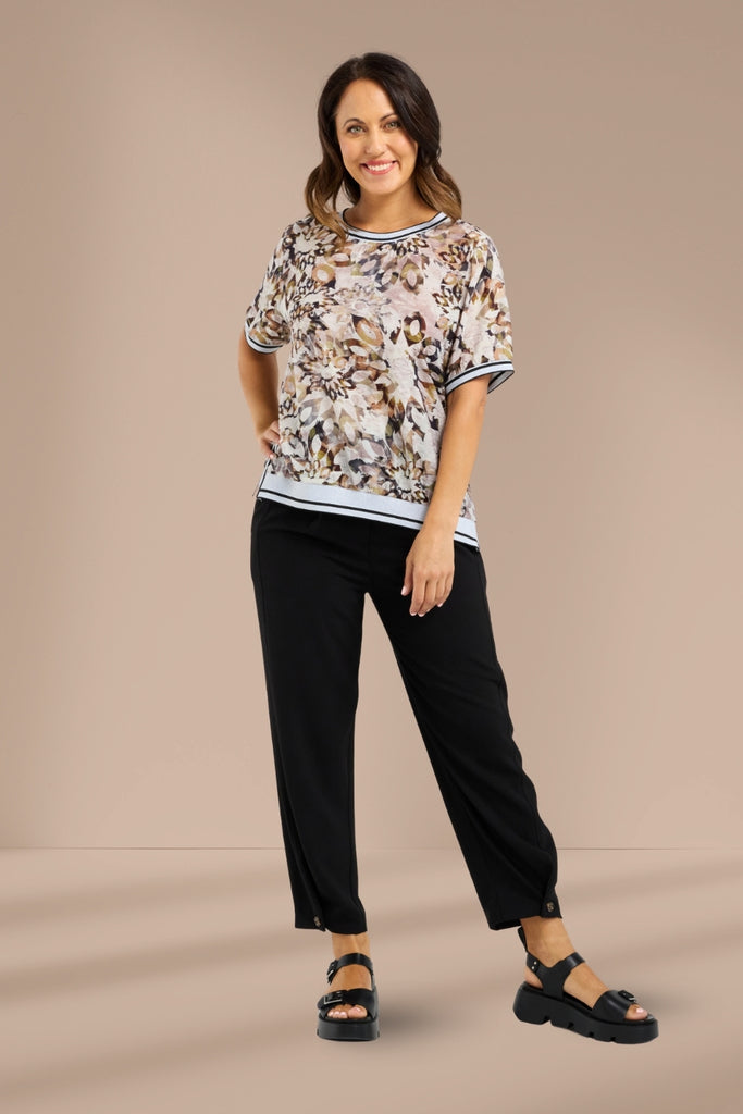 Seduce Zoe Top Sage Mosaic From BoxHill