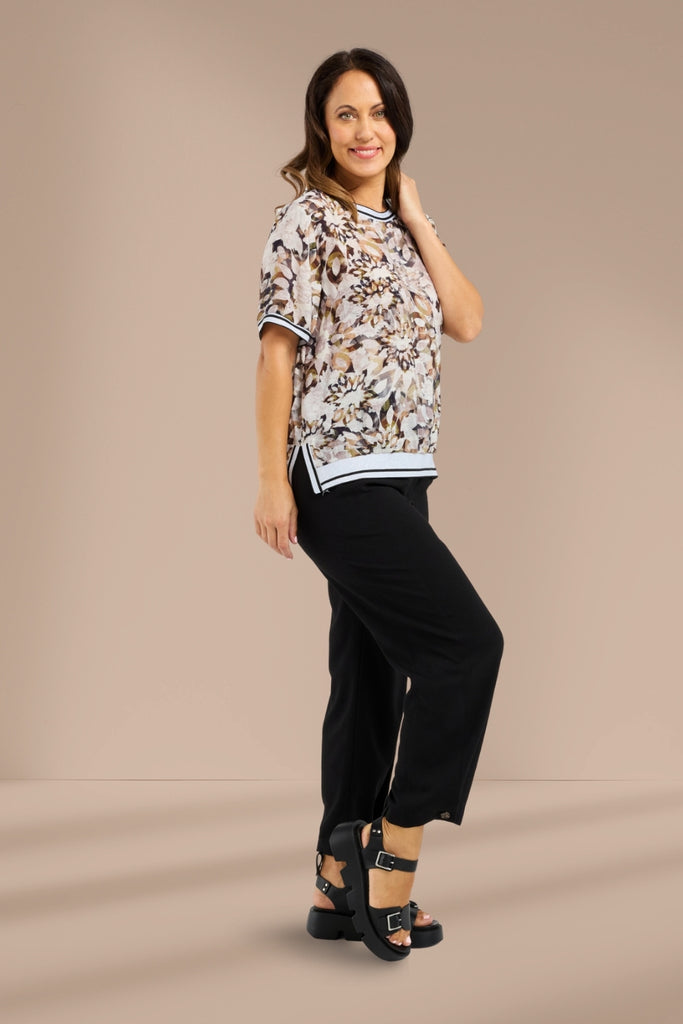 Seduce Zoe Top Sage Mosaic From BoxHill