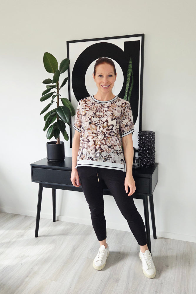 PRE-ORDER Seduce Zoe Top Sage Mosaic From BoxHill