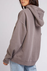 Silent Theory Garter Oversized Hoody Coal From BoxHill
