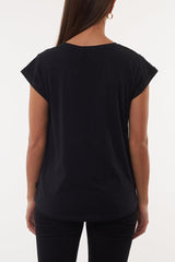 Silent Theory Lucy Tee Black From BoxHill