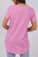 Silent Theory Marvellous Tee Bright Pink From BoxHill