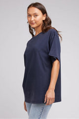 Silent Theory Oversized Tee Navy From BoxHill