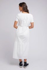 Silent Theory Stella Midi Dress White From BoxHill