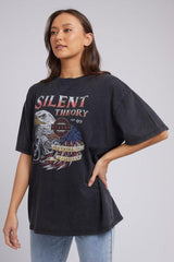 Silent Theory Striker Tee Washed Black From BoxHill