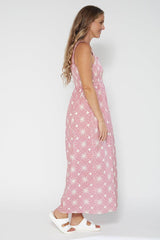 Stella + Gemma Primrose Dress Pink Tangles From BoxHill