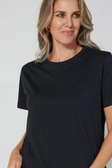 Stella and Gemma Ace Tee Black From BoxHill