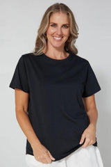 Stella and Gemma Ace Tee Black From BoxHill