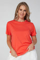 Stella and Gemma Ace Tee Coral From BoxHill