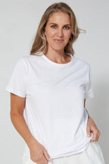 Stella and Gemma Ace Tee White From BoxHill