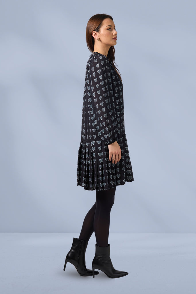 Stella and Gemma Allegra Heart Dress Dark Blue From BoxHill