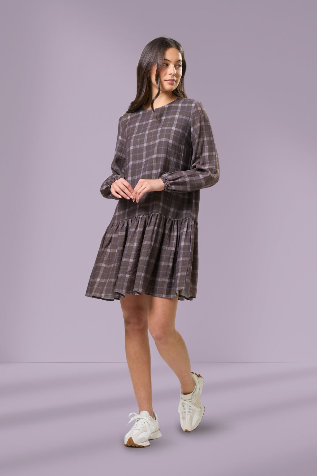 Stella and Gemma Arabella Dress Rocky Road Plaid Stella and Gemma